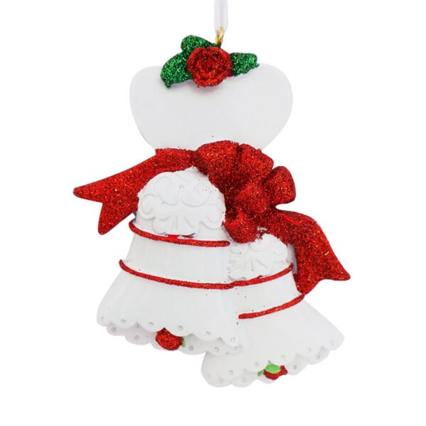 Personalized Anniversary Bell Ornament - Image 2