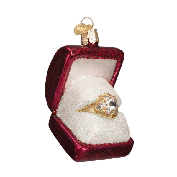 Ring in the Box Ornament - Old World Christmas